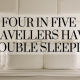 Four in five travellers have trouble sleeping